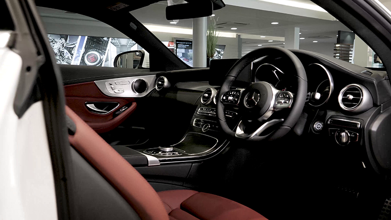 Mercedes-Benz C220D AMG Line Coupe Review Interior