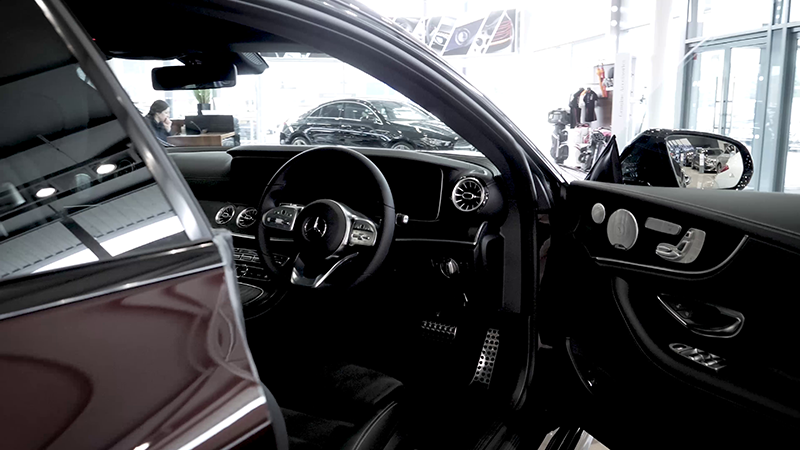 Mercedes-Benz E-Class AMG Line Coupe Review interior
