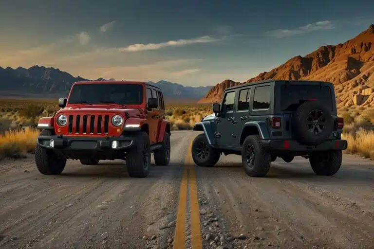 2 door vs 4 door Jeep Wrangler