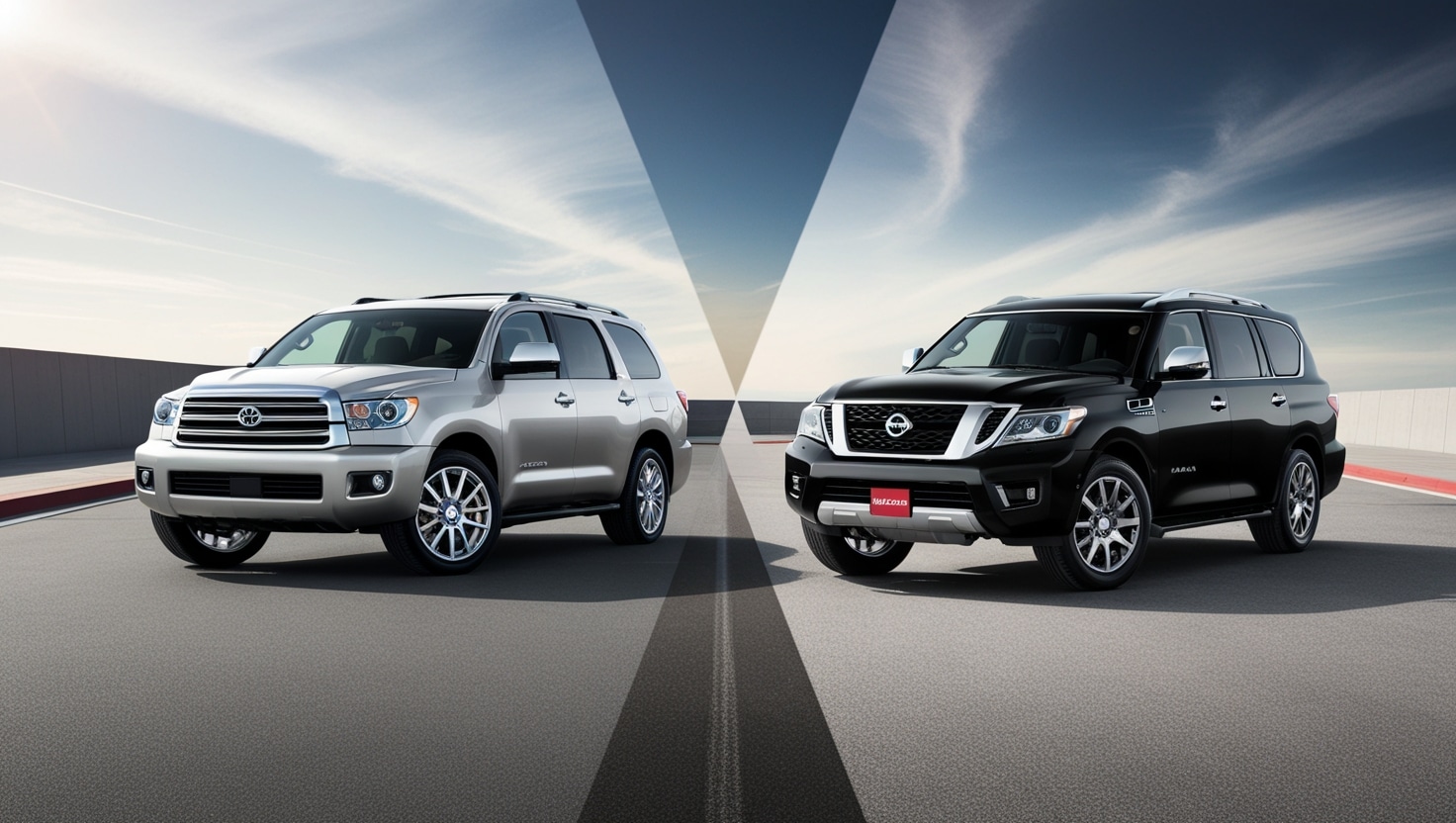 Nissan Armada vs Toyota Sequoia | Amazing Cars and Drives