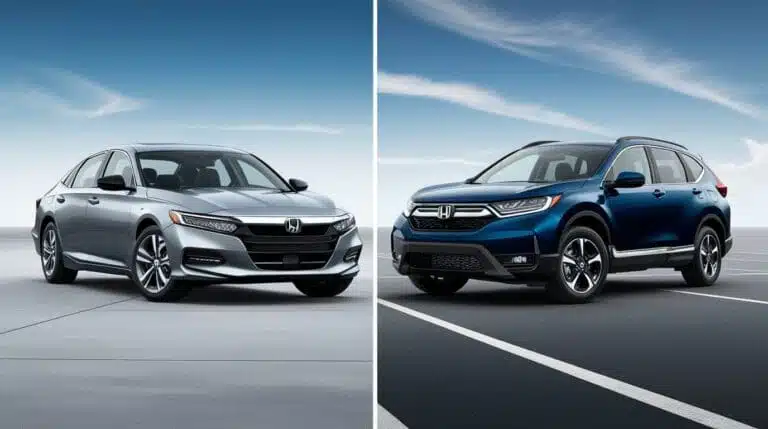Honda Accord vs Honda CR-V