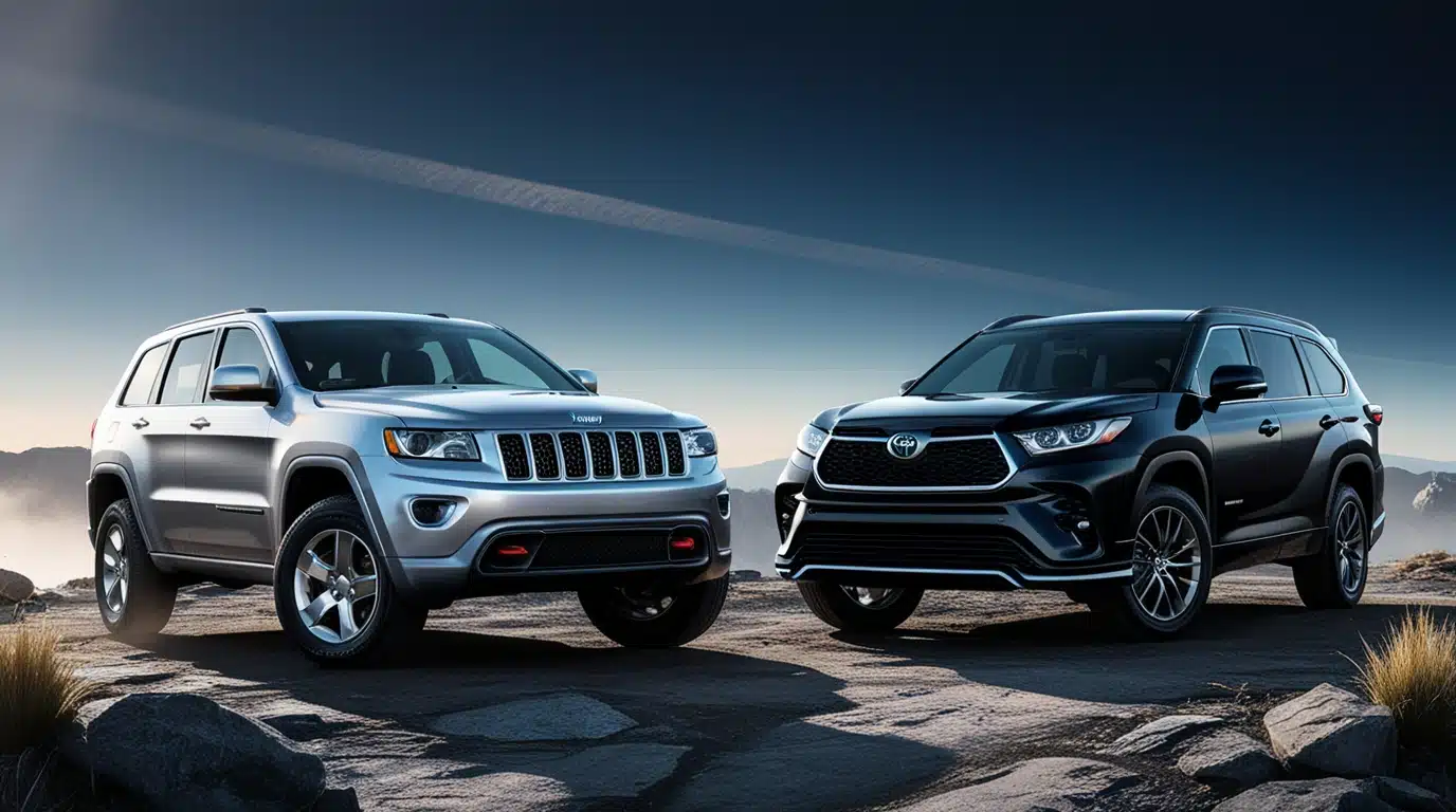 Jeep Grand Cherokee vs Toyota Highlander | Amazing Cars and Drives