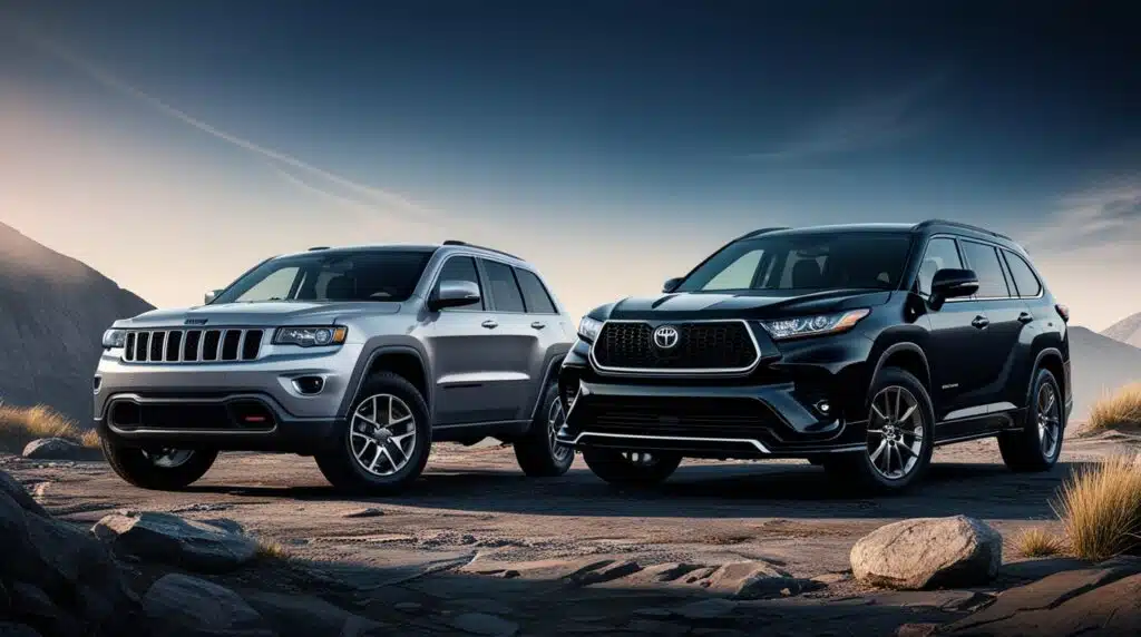 Jeep Grand Cherokee vs Toyota Highlander | Amazing Cars and Drives