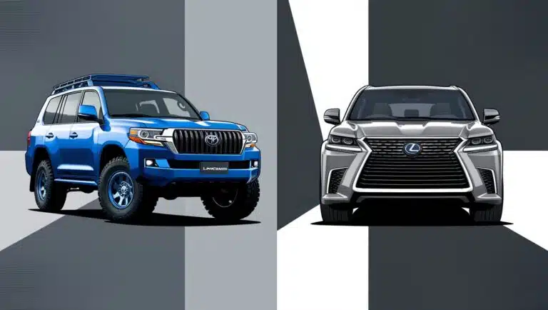 Toyota Land Cruiser vs Lexus LX 470