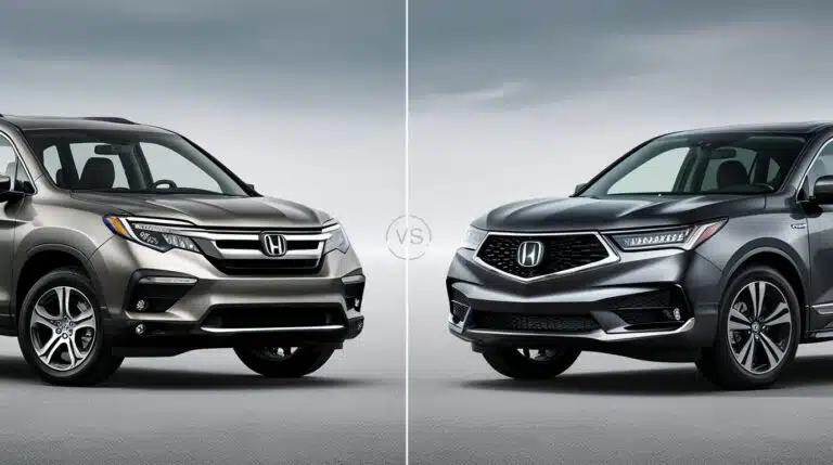 2017 Honda Pilot vs 2017 Acura MDX
