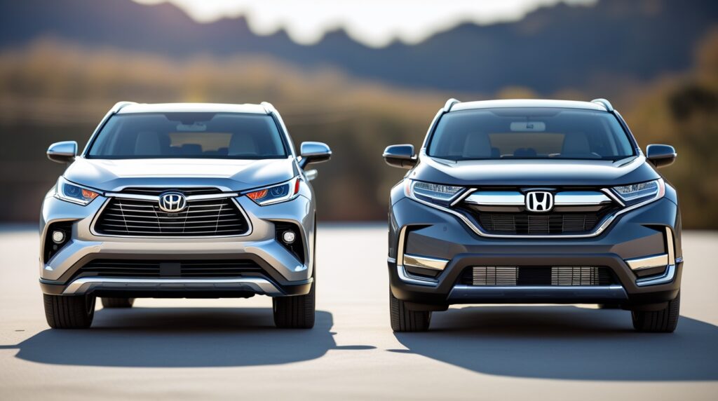 Honda CR-V vs Toyota Highlander | Amazing Cars and Drives