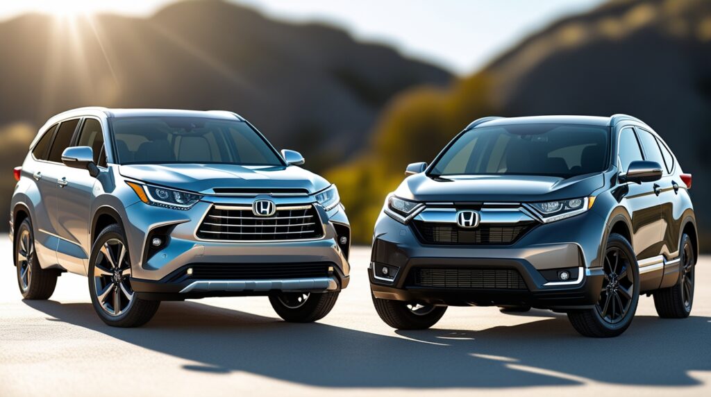 Honda CR-V vs Toyota Highlander | Amazing Cars and Drives