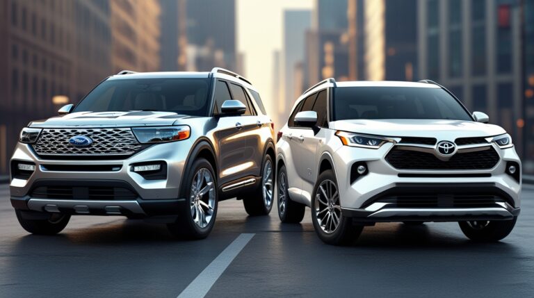 Ford Explorer vs Toyota Highlander