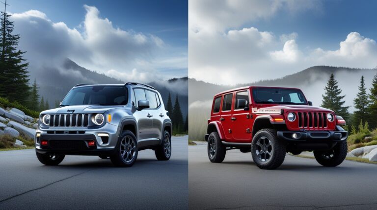 Jeep Renegade vs Jeep Wrangler