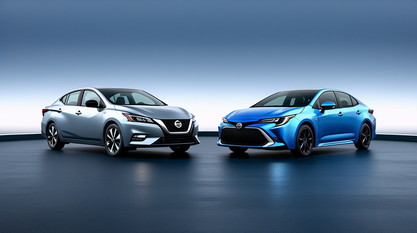 Nissan Versa vs Toyota Corolla | Amazing Cars and Drives
