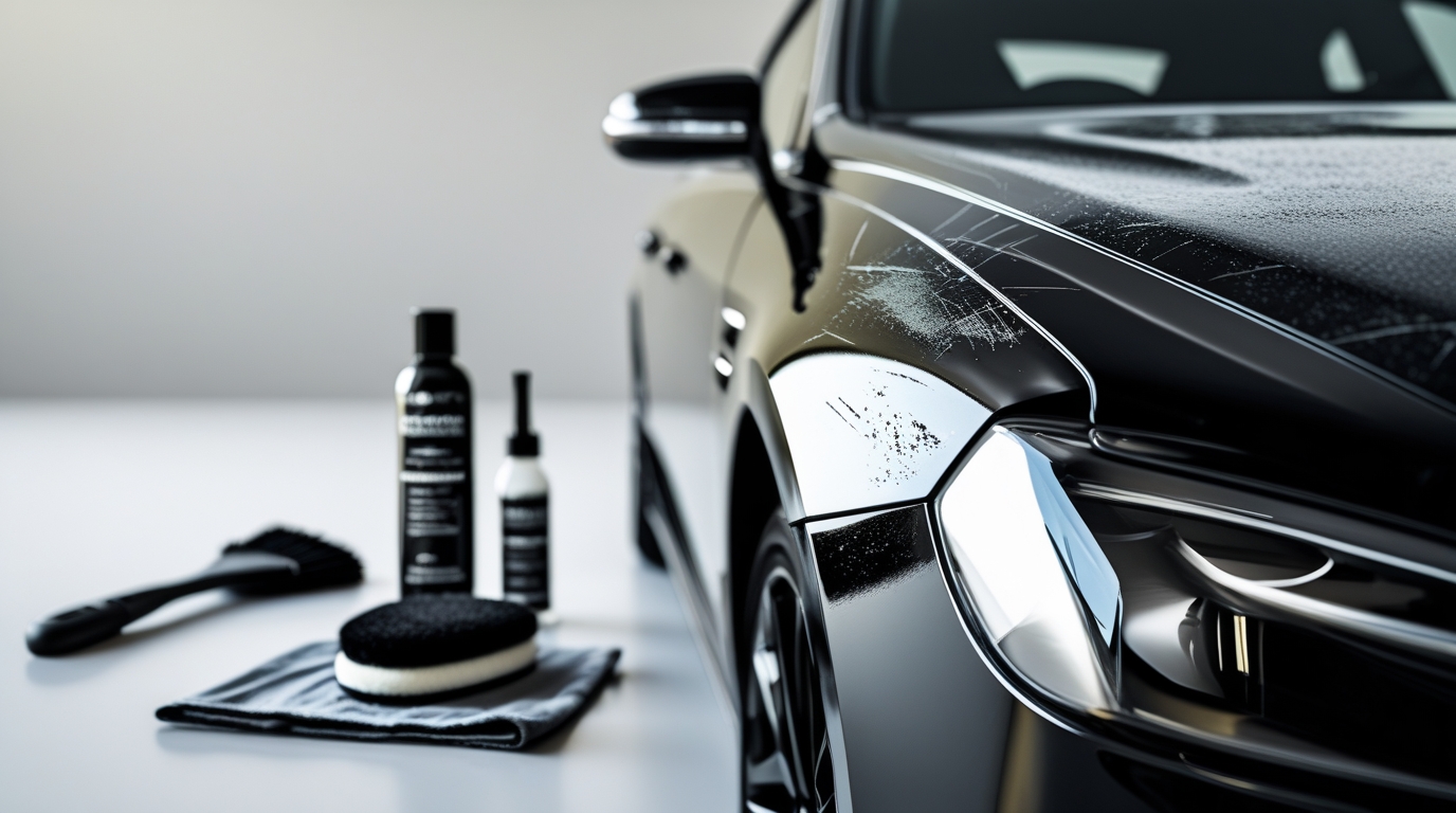 Remove Scratches from a Black Car