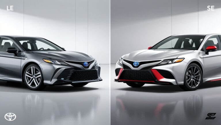 Toyota Camry LE vs SE: Which Is Better?