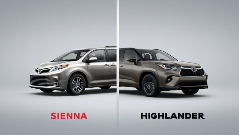 Toyota Sienna vs Highlander: The Ultimate Head-to-Head Showdown