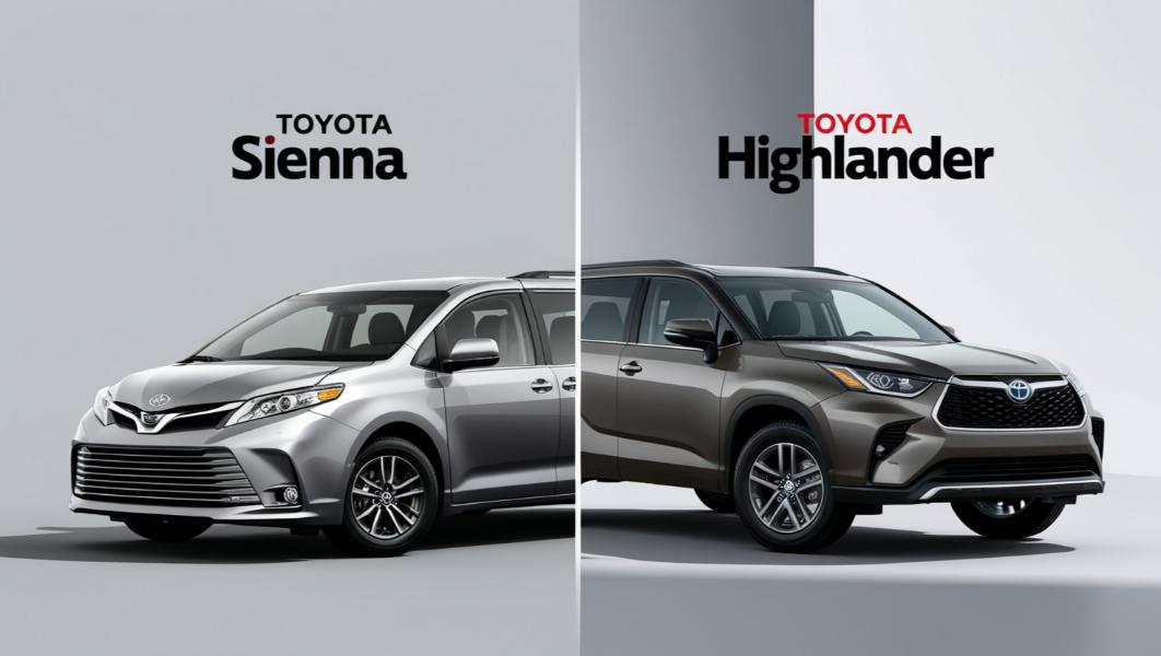 Toyota Sienna vs Highlander 101: The Ultimate Showdown! | Amazing Cars ...