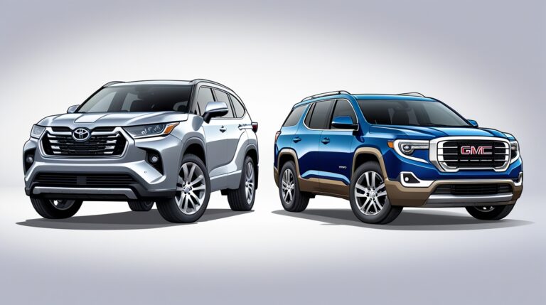 Toyota Highlander vs GMC Acadia