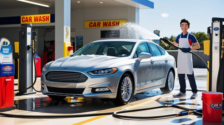 Wash a Car at a Car Wash
