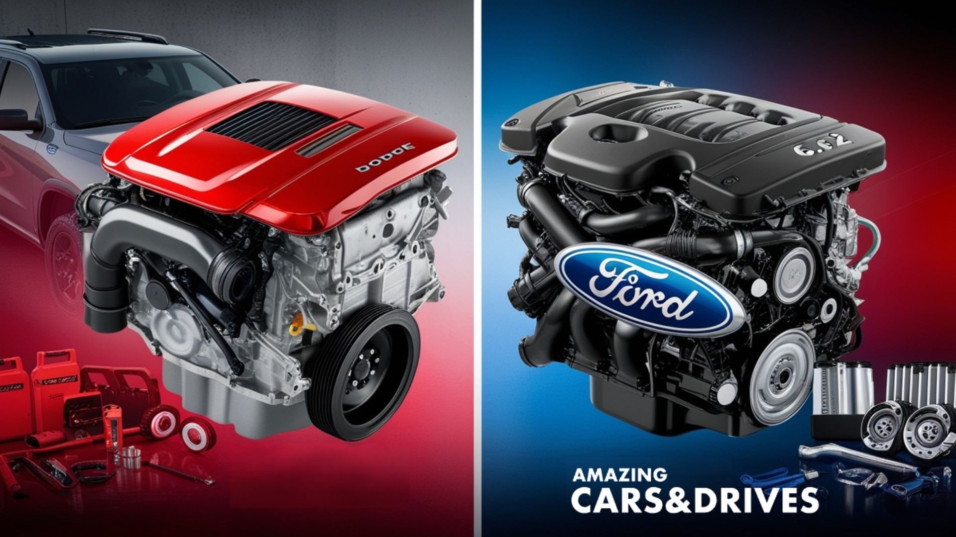 6.4 HEMI vs 6.2 Ford: Complete V8 Engine Comparison Guide! | Amazing ...