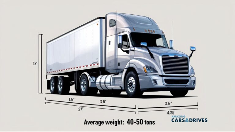 how heavy is a semi truck
